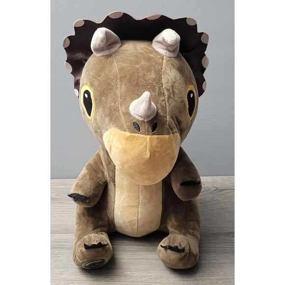 Toy Factory Jurassic World 15" Triceratops Dinosaur‎ Plush Stuffed Animal - Picture 1 of 10